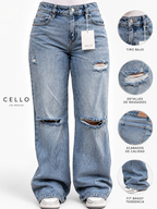 Baggy Jean Cello Tiro Bajo