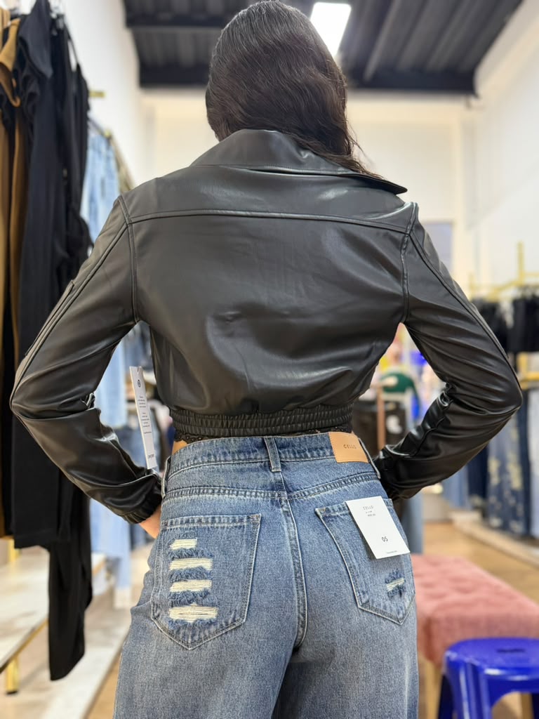 Chaqueta Cuero Tex