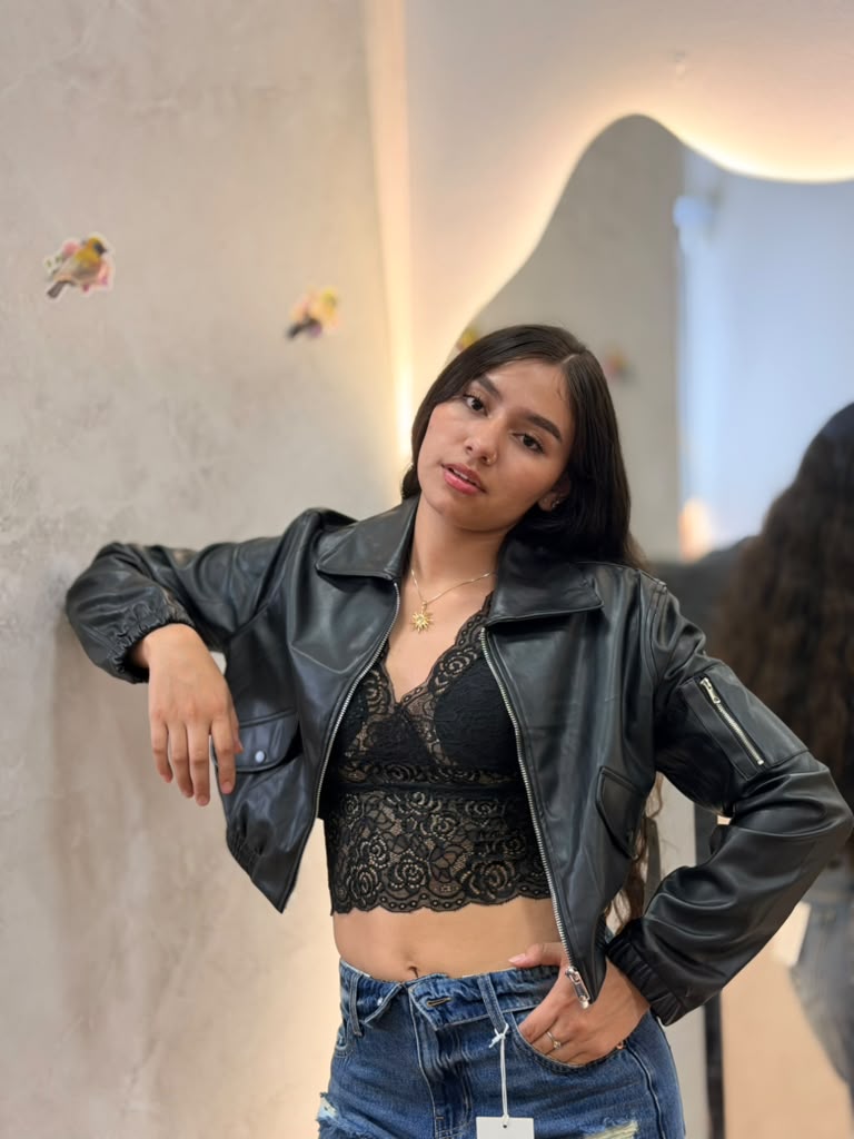 Chaqueta Cuero Tex
