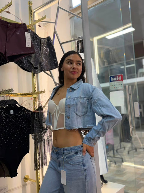 chaqueta jean cello