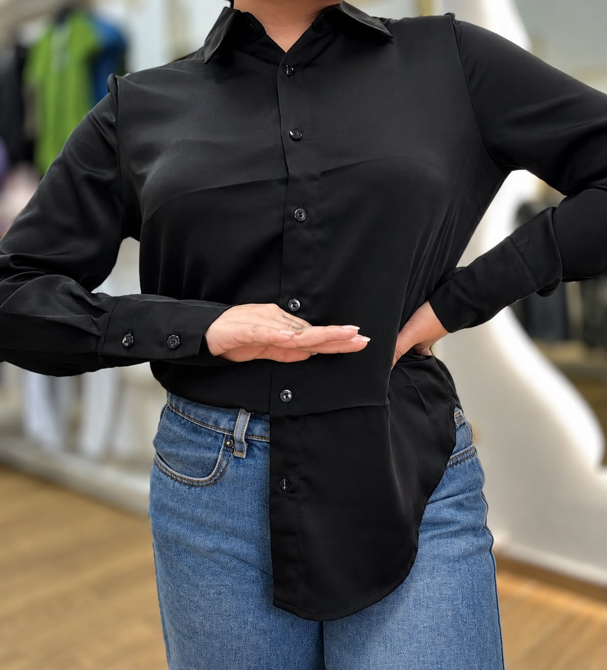 Camisa Satín