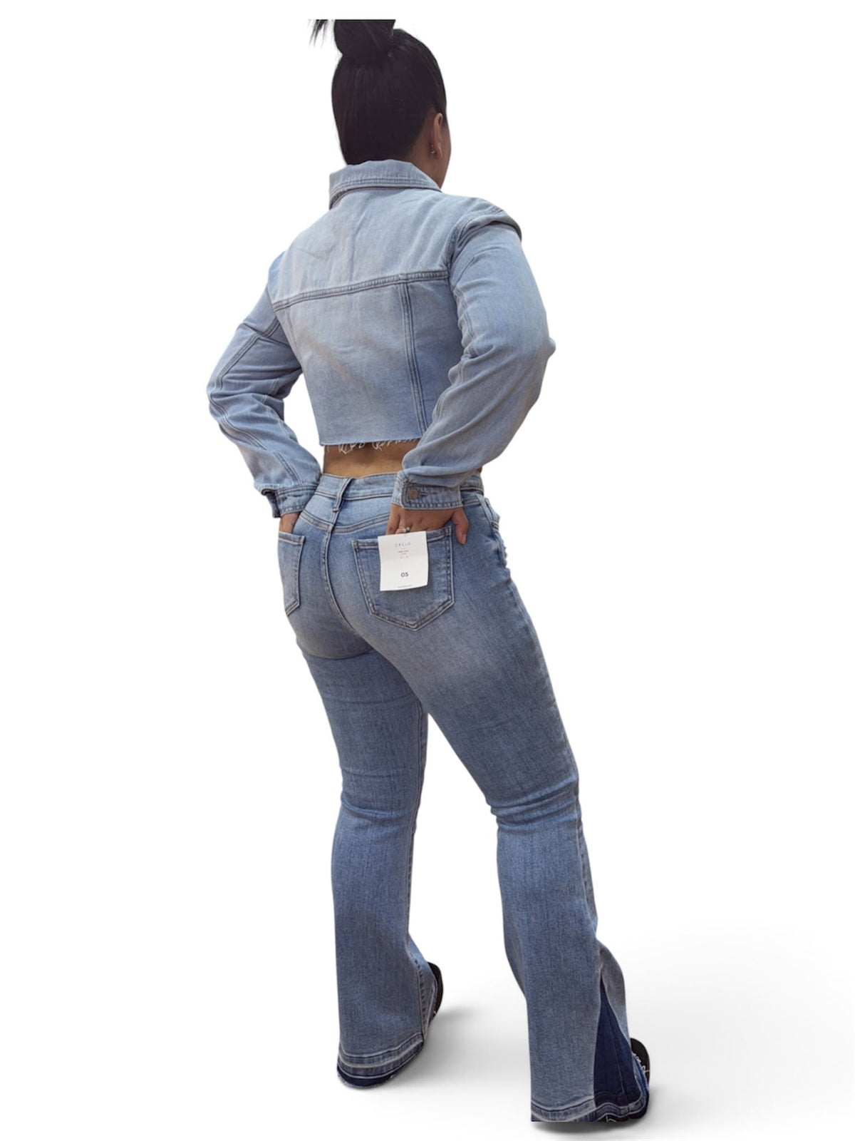 Jean Cello Mid Rise Claro