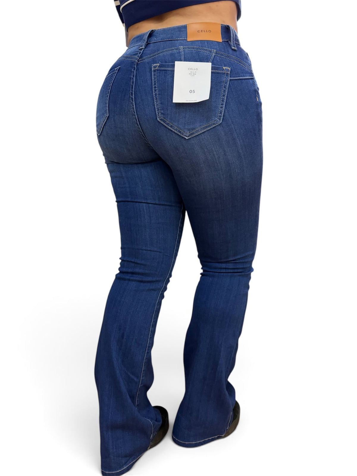 Jean Cello Flare Bota Campana