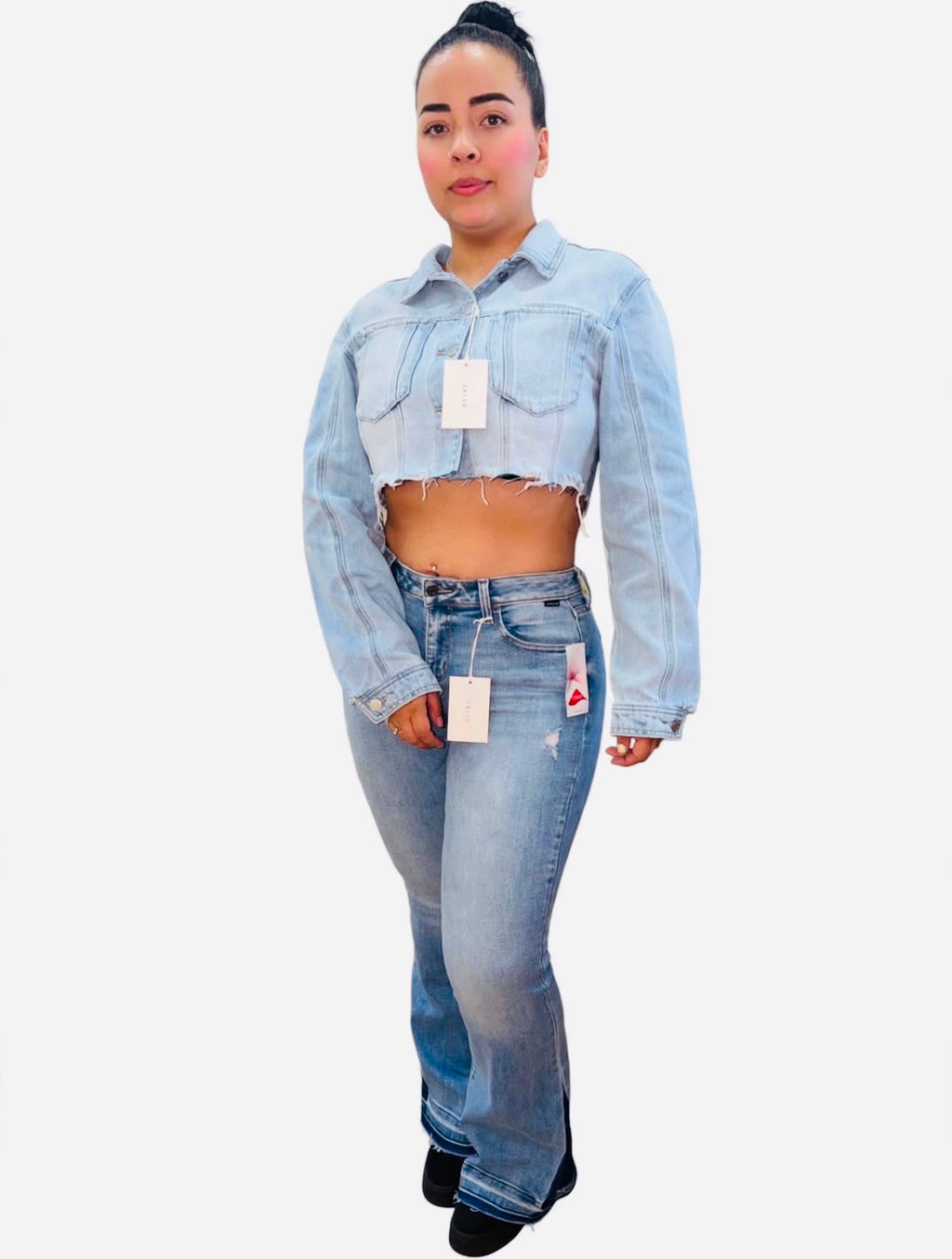 Jean Cello Mid Rise Claro