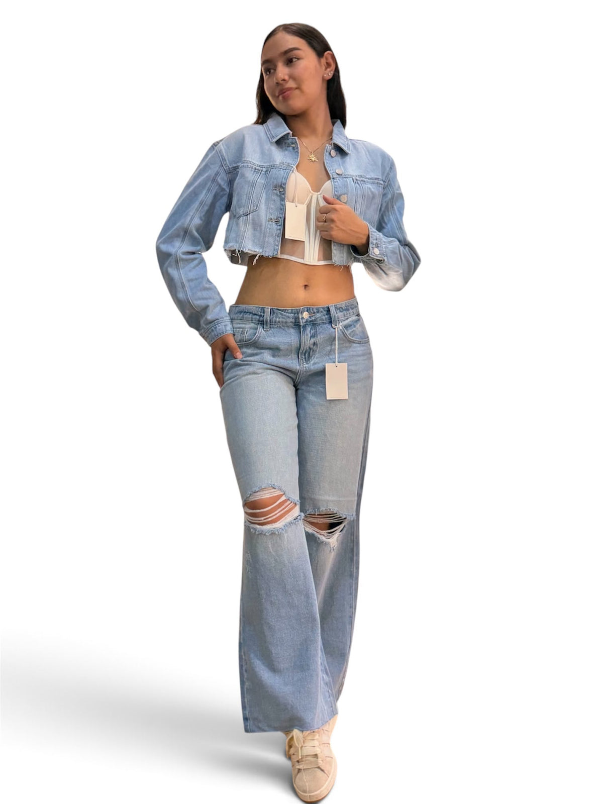 chaqueta jean cello