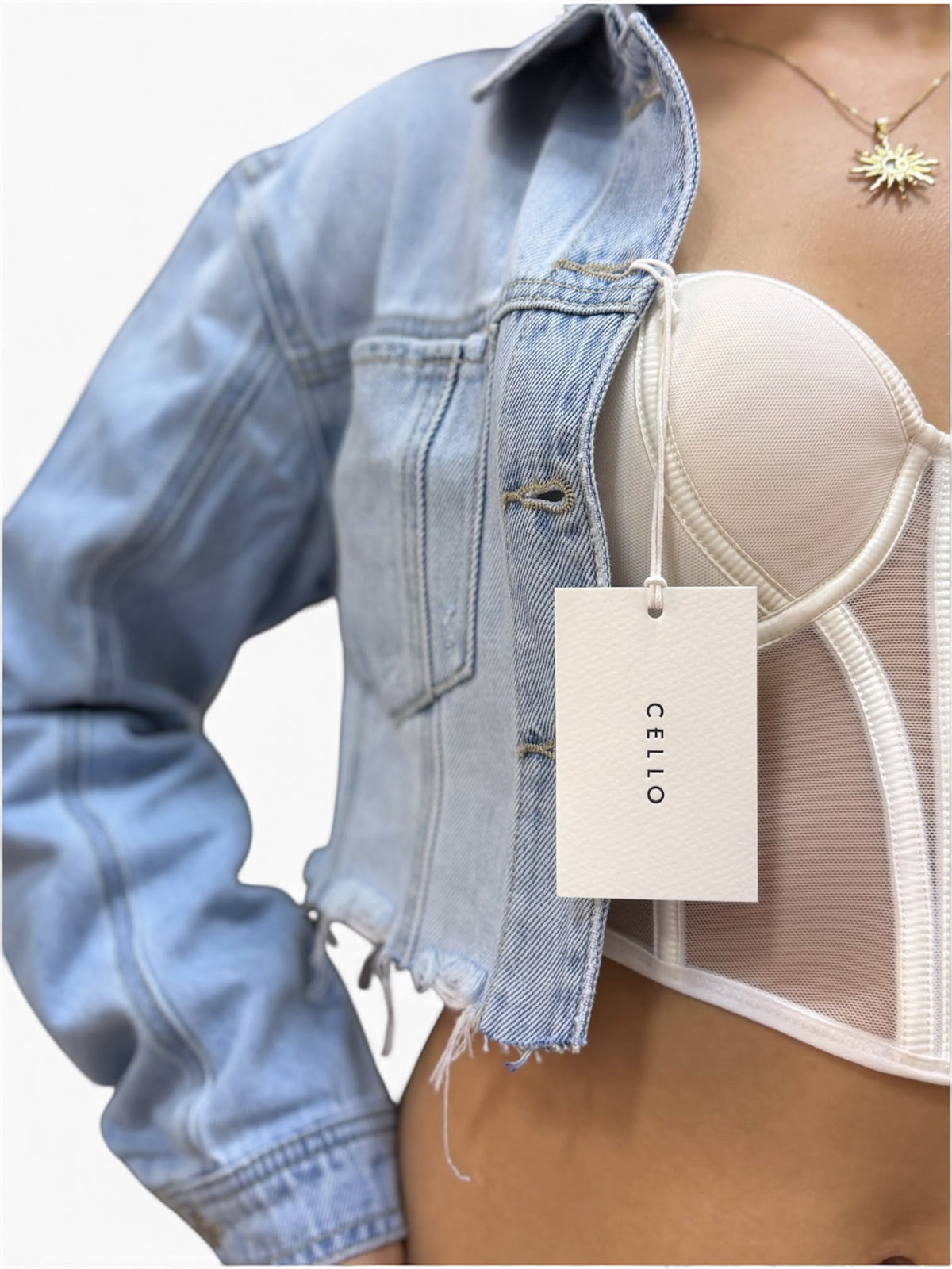 chaqueta jean cello