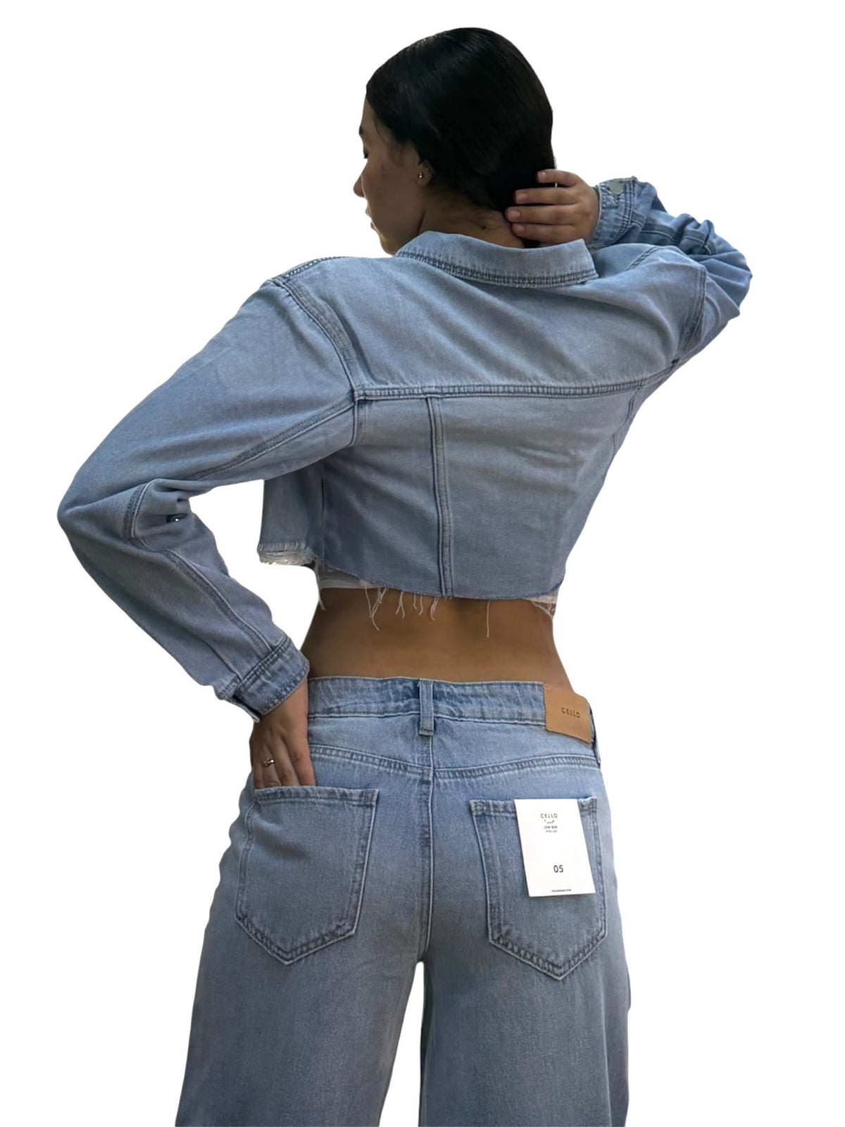 chaqueta jean cello
