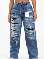 Jean Cello Baggy Efecto Rotos