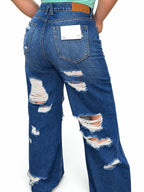 Jean Cello Wide Leg Rotos