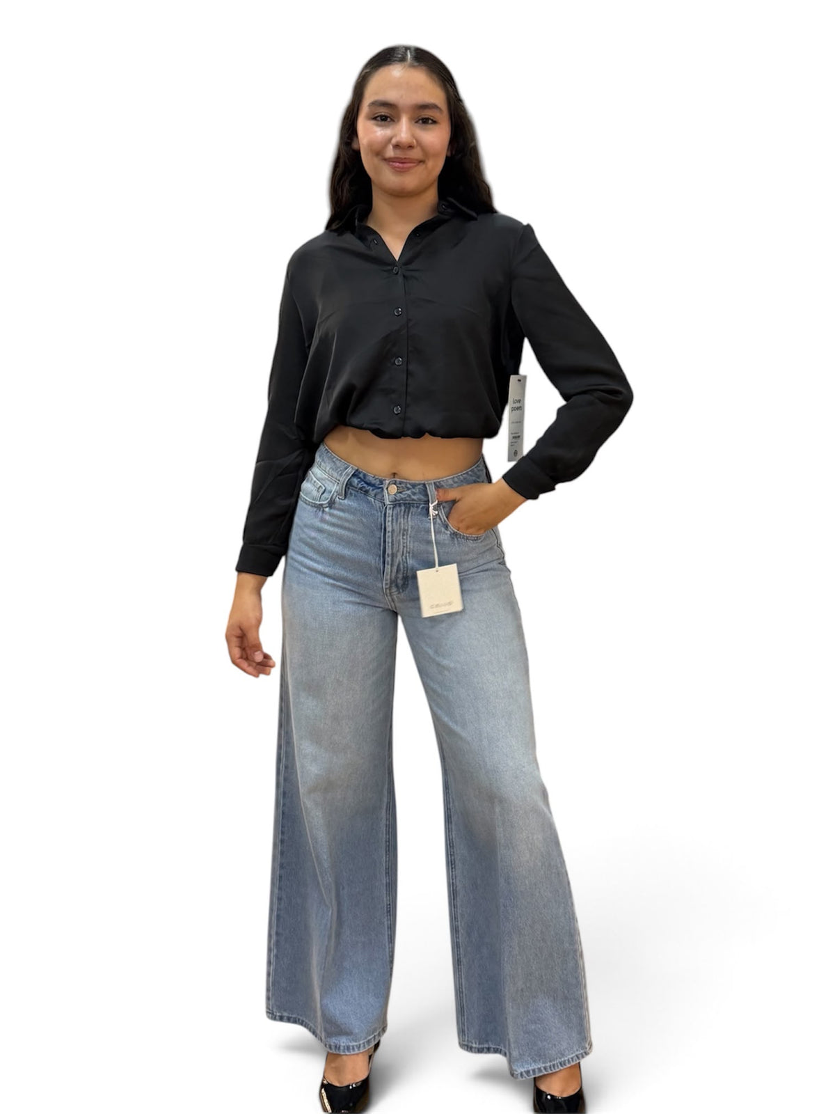 Jean Cello Wide leg Claro