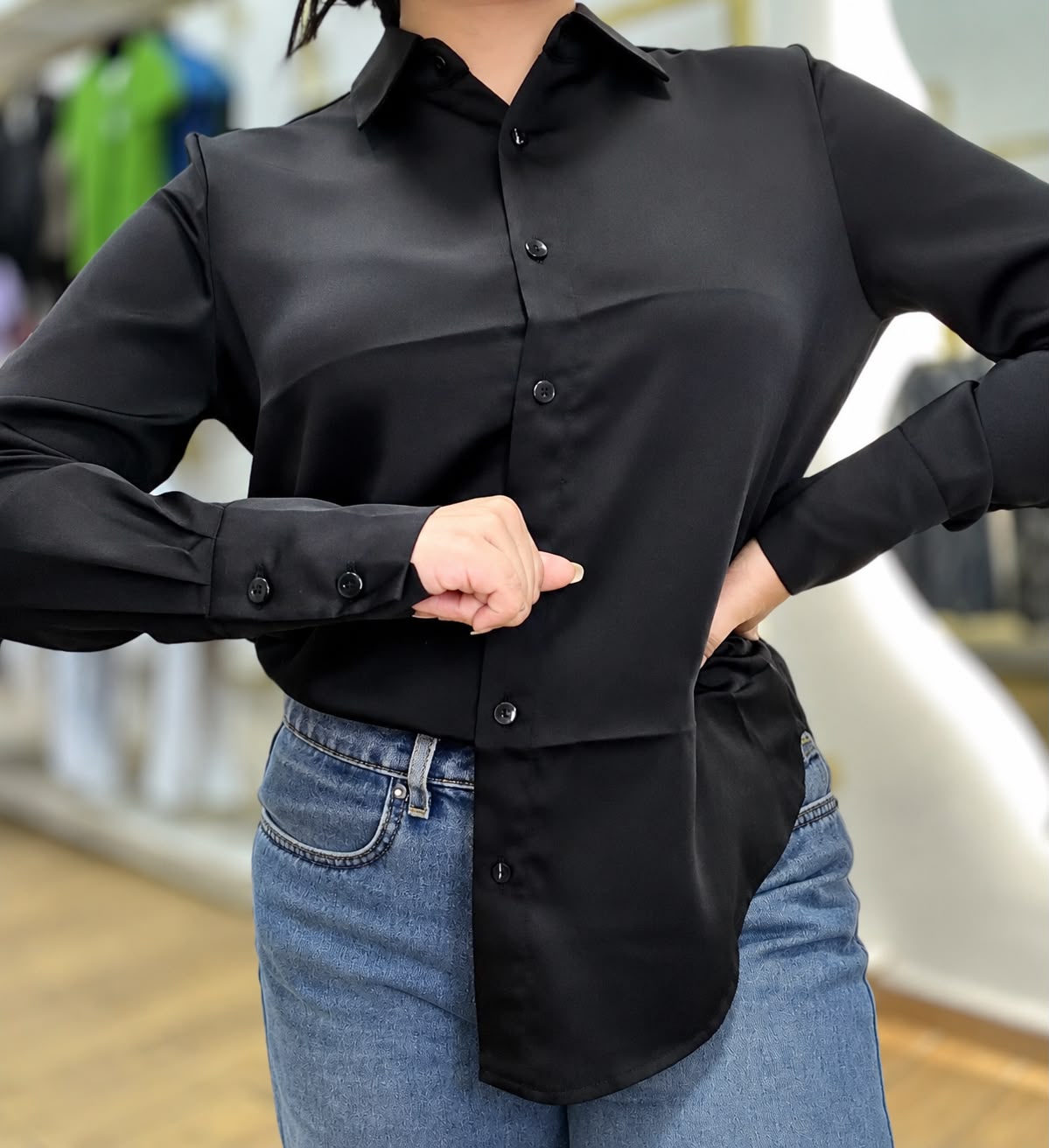 Camisa Satín